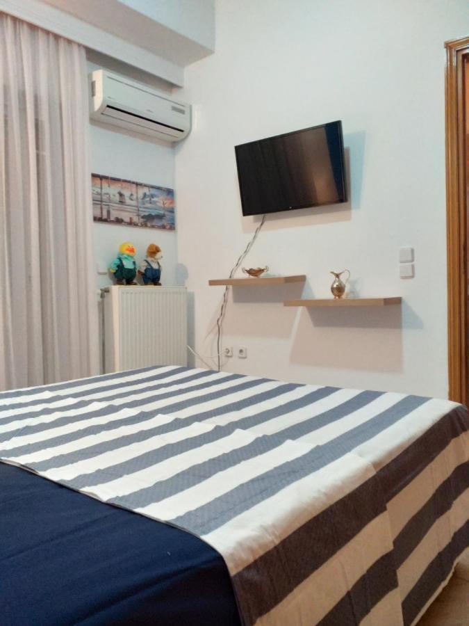 Blue & White Maisonette Over The Sea Near Sounio Sounion Exteriér fotografie